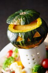 かぼちゃとチーズのハーモニー！ハロウィン限定フォンデュ！　Foodiun Bar 一瑳で10月21日から10月31日まで提供