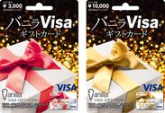 アメリカで人気のギフトが、ついに、日本上陸！「バニラVisaギフトカード」を販売開始