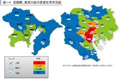 1都3県賃貸住宅市況図