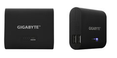 「6000mAh 大容量モバイルバッテリー」ブラック