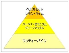 「フローラル＆ベルガモットの香り」 配合図