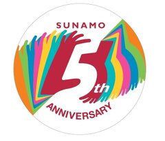 SUNAMO5周年ロゴ