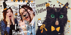 PopCam『Happy Halloween』スタンプ使用例