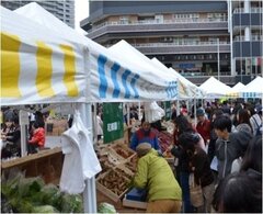 新しい都市型マルシェ「太陽のマルシェ」会場