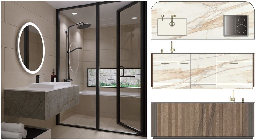 最新の内装トレンドの要素を取り込んだセミオーダーキッチンを
2025年9月17日(水)~18日(木)に開催の
リフォーム産業フェアにて初公開
世界遺産サグラダ・ファミリアのタイルを使用した
デザインユニットバスも展示