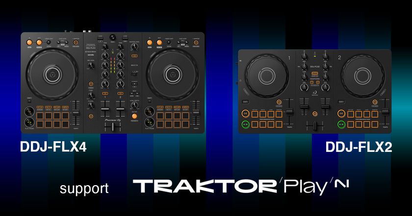 「DDJ-FLX2」「DDJ-FLX4」が
Native Instruments社の新DJソフトウェア
「Traktor Play」に対応