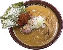 品川甚作にんにく辛味噌ラーメン(1)