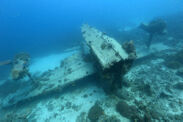 初撮影に成功！第二次世界大戦中に沈んだ『二式水戦(二式水上戦闘機)』ほぼ原型を保った状態の機体を海底で発見
