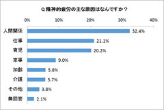 Q．精神的疲労の主な原因は何ですか？