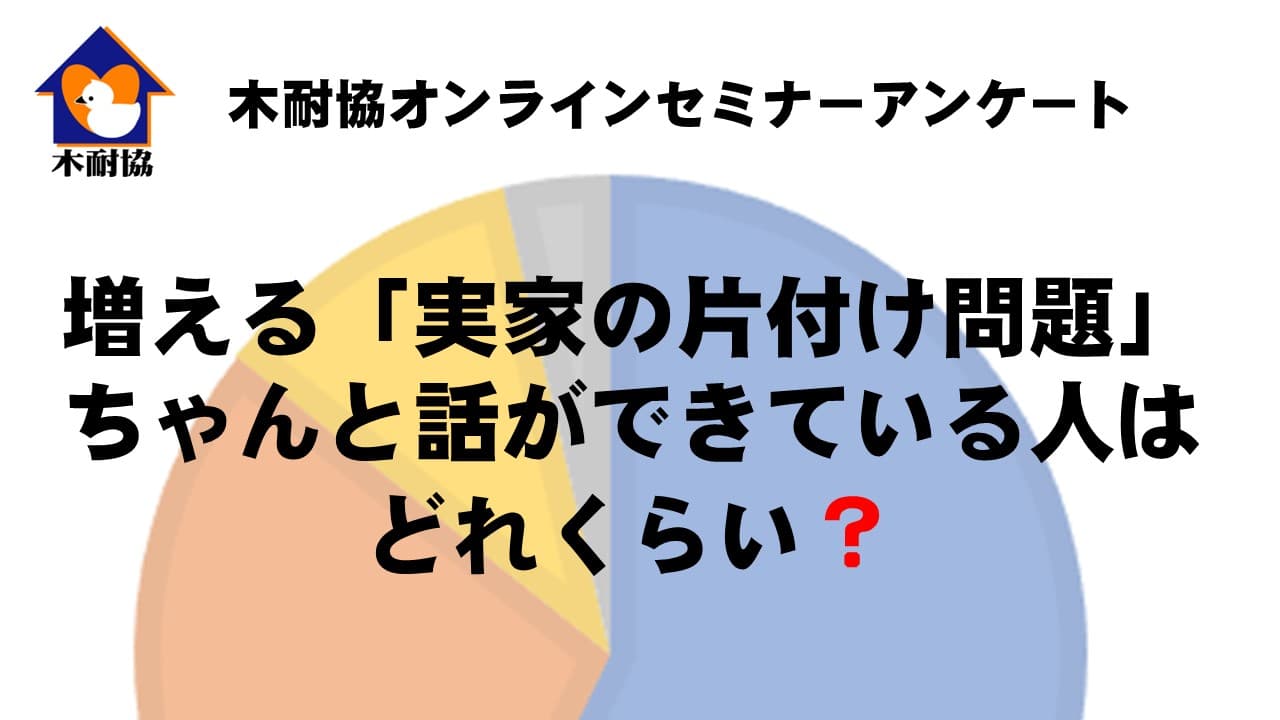 『能登半島地震時、87％が在宅していた』～オンラインセミナー参加者にアンケートを実施～