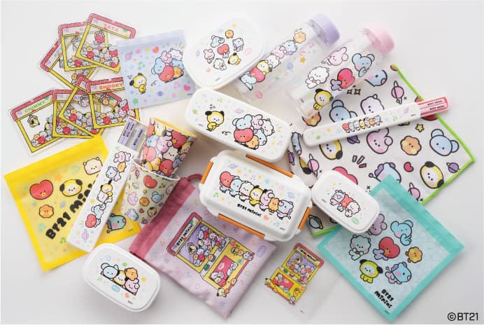 BT21 mininiランチシリーズ　発売開始