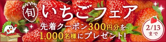 産地直送通販サイト「ＪＡタウン」で「いちごフェア」を開催！