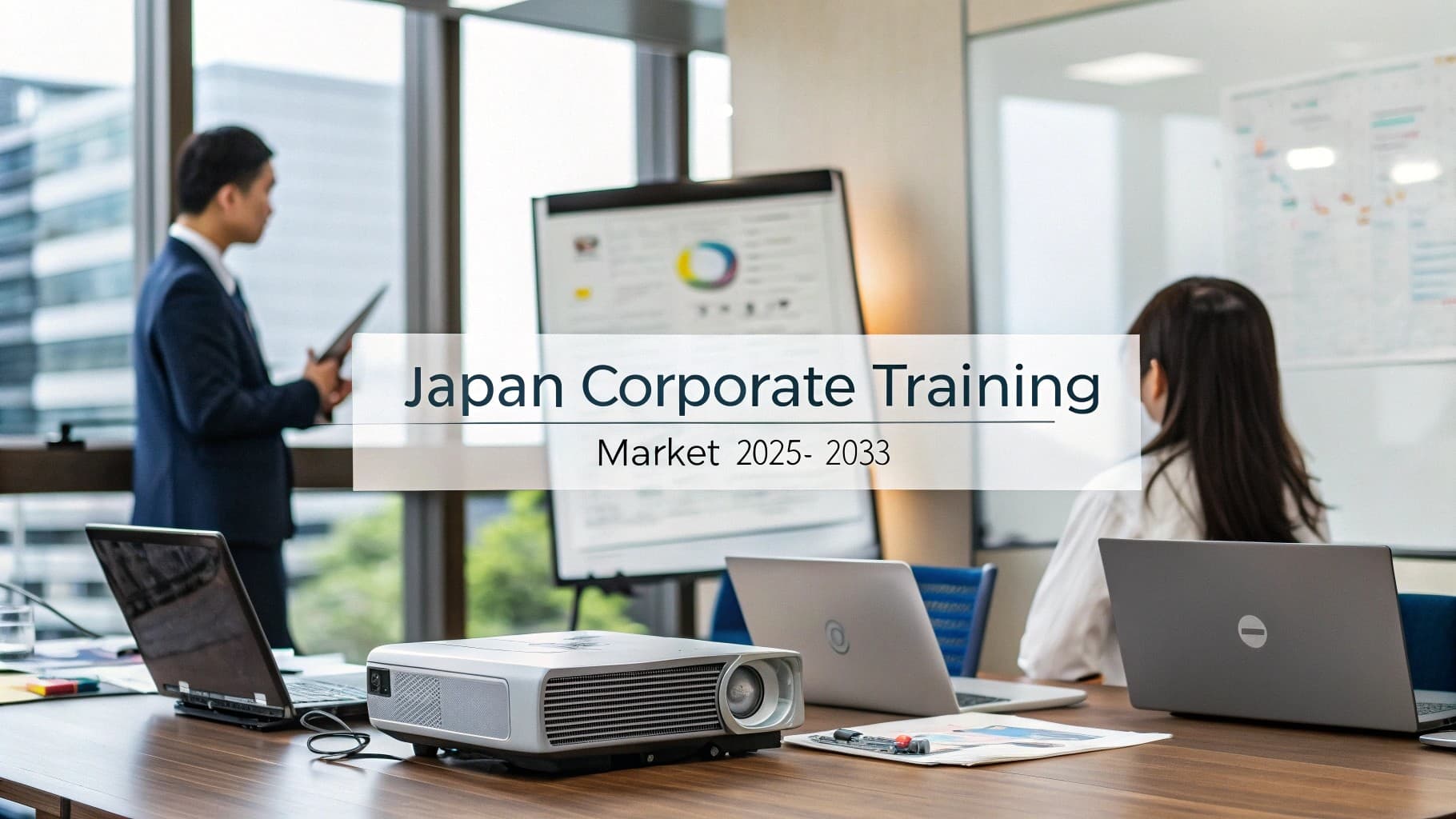 日本の企業向け研修市場は2033年までにUS$42,575.96百万に達し、年平均成長率7.14%で成長