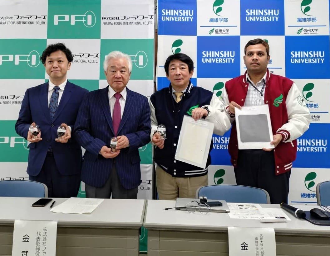 未利用資源が未来を動かす:卵殻膜から生まれた新電極材料 研究成果について信州大学と共同で記者発表会を開催