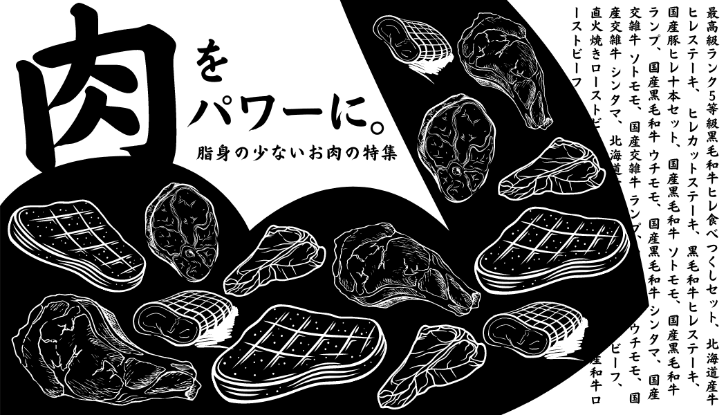 肉をパワーに。筋肉のためにお肉を摂ろう！