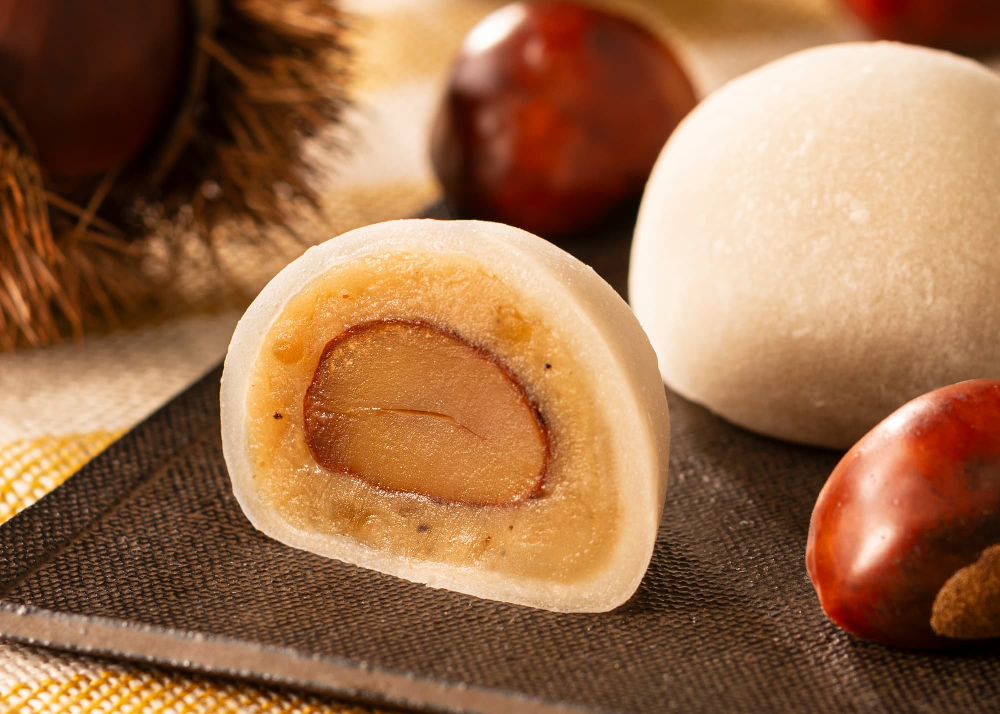 【新商品情報|11月限定】2種類の和栗を贅沢に使用した至福の大福が登場!『和栗大福』期間限定販売