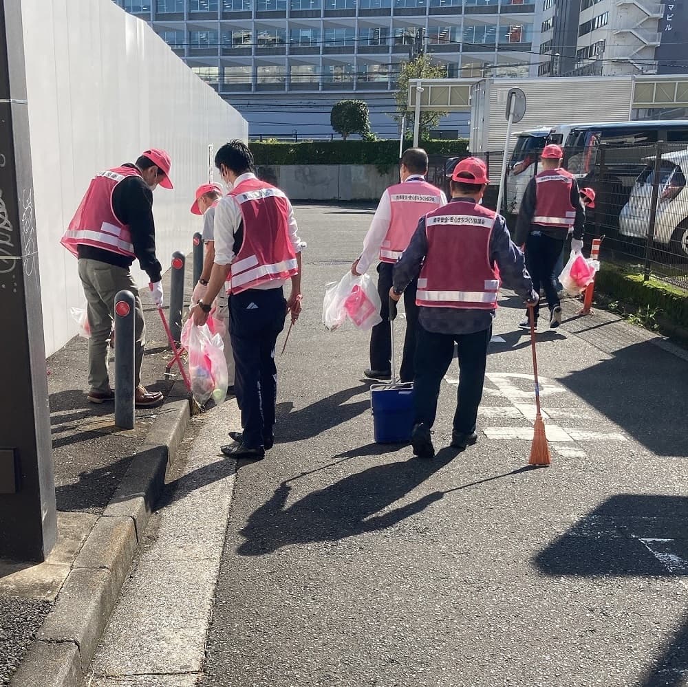 神奈川県立横浜平沼高等学校の地域貢献活動 「地域貢献デー」の取り組みに協力