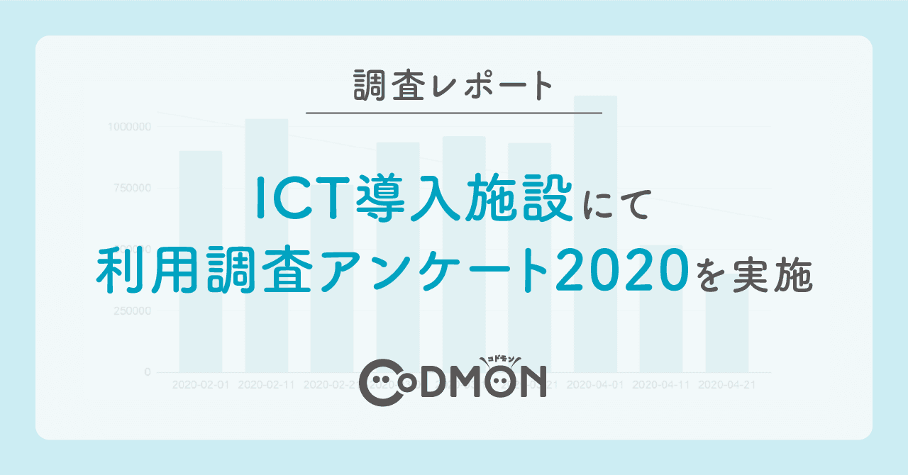 【調査レポート】 ICT導入施設にて利用調査アンケート2020を実施 94.8％が役に立っていると回答