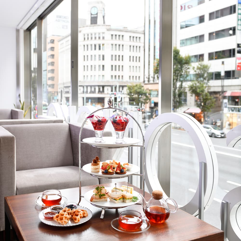 銀座一等地で「食べて美しくなる」を叶えるアフタヌーンティーが新登場。嬉しいワッフル食べ放題も!【SONOKO】