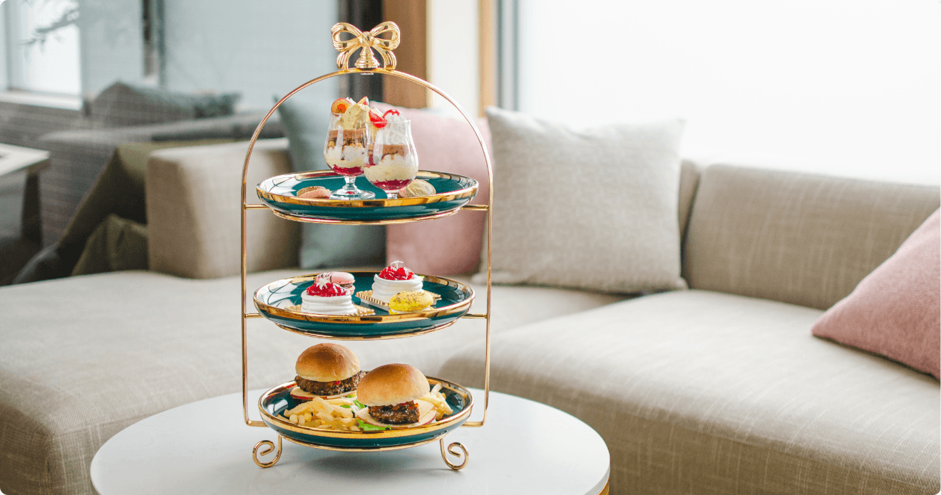 【長野・湯田中温泉】温泉付き個室でも楽しめる! 夏の贅沢アフタヌーンティー登場