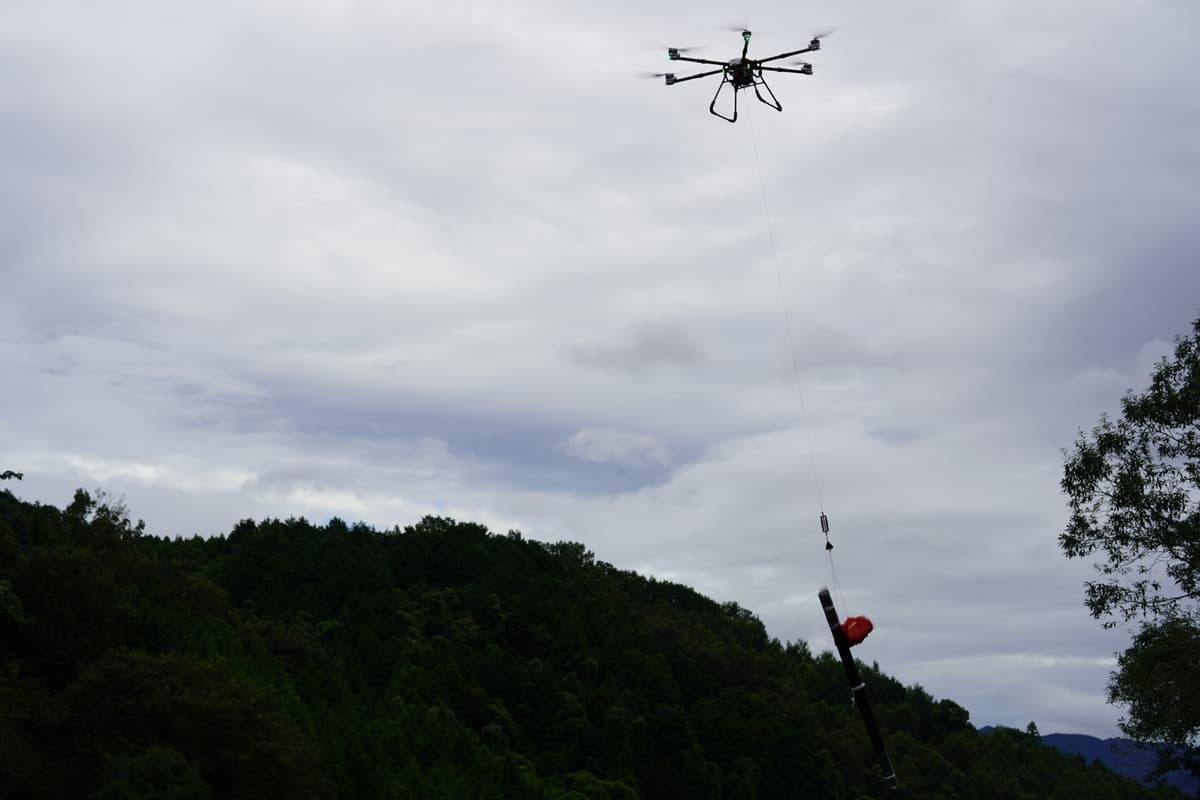 ドローンキング、能登半島地震の孤立集落へ物資輸送支援