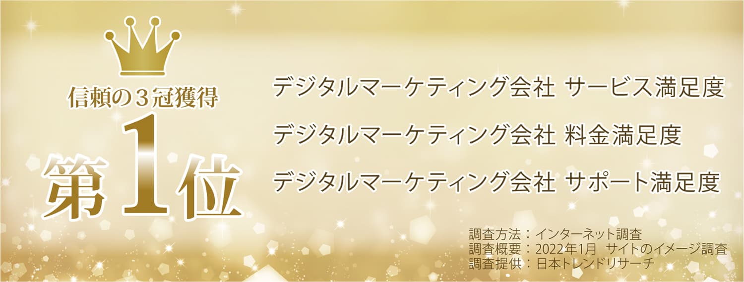 吉和の森、「デジタルマーケティング会社 サービス満足度」など3項目で第1位を獲得！