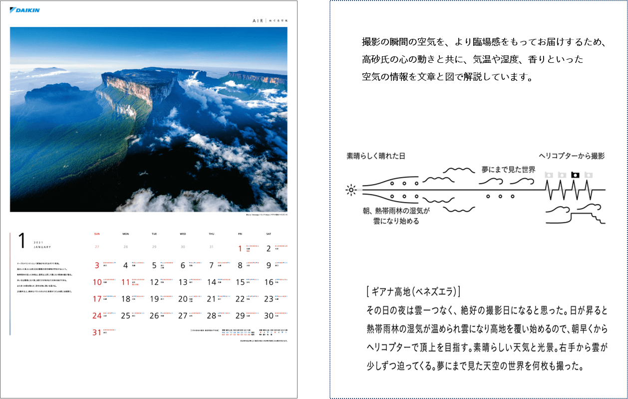 2021年版ダイキンAIRカレンダー『AIR－めぐる空気－』プレゼントキャンペーンを開始