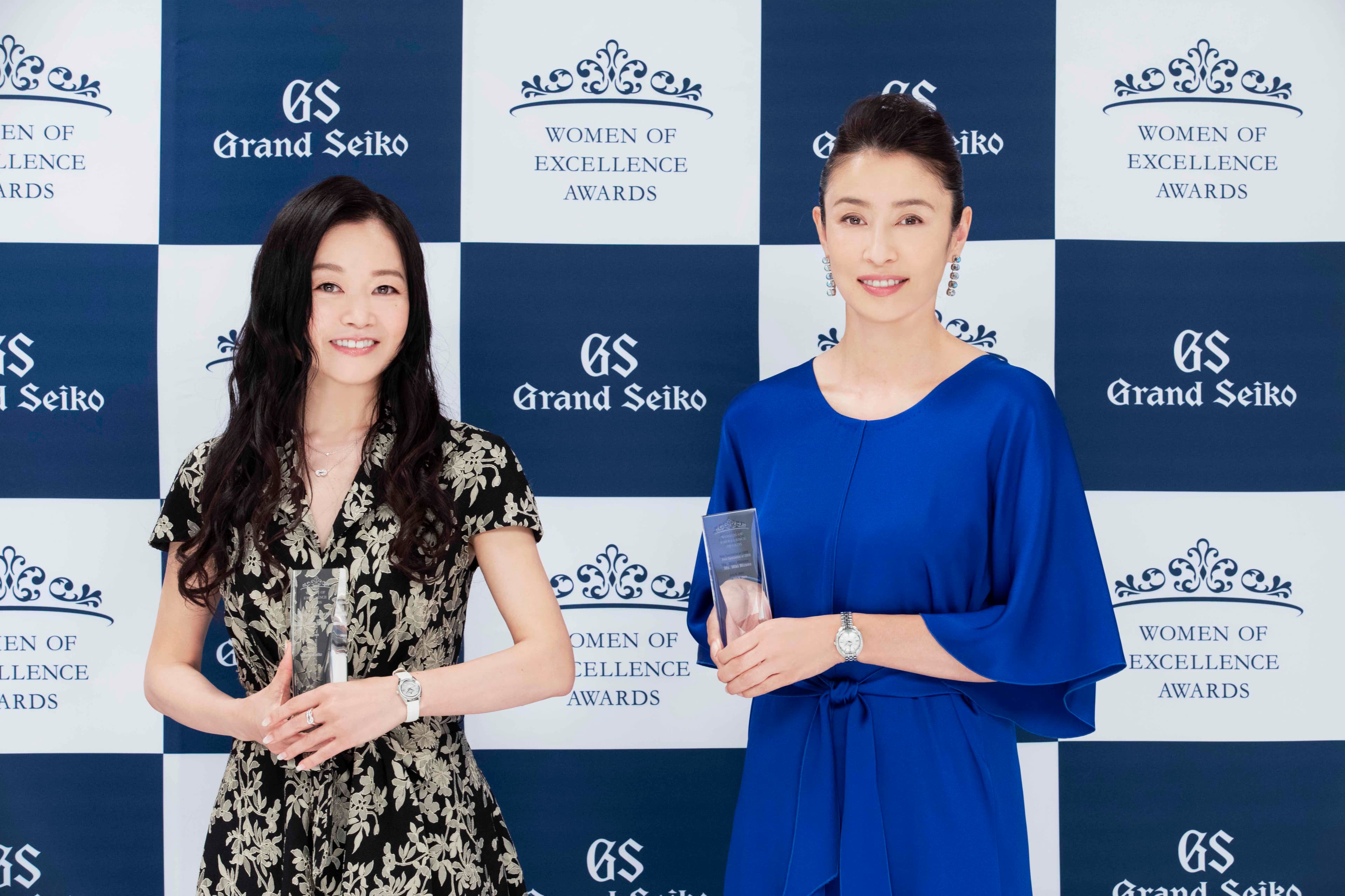 第6回「Women of Excellence Awards」Presented by Grand Seiko 吉田都さん、水野美紀さんが受賞