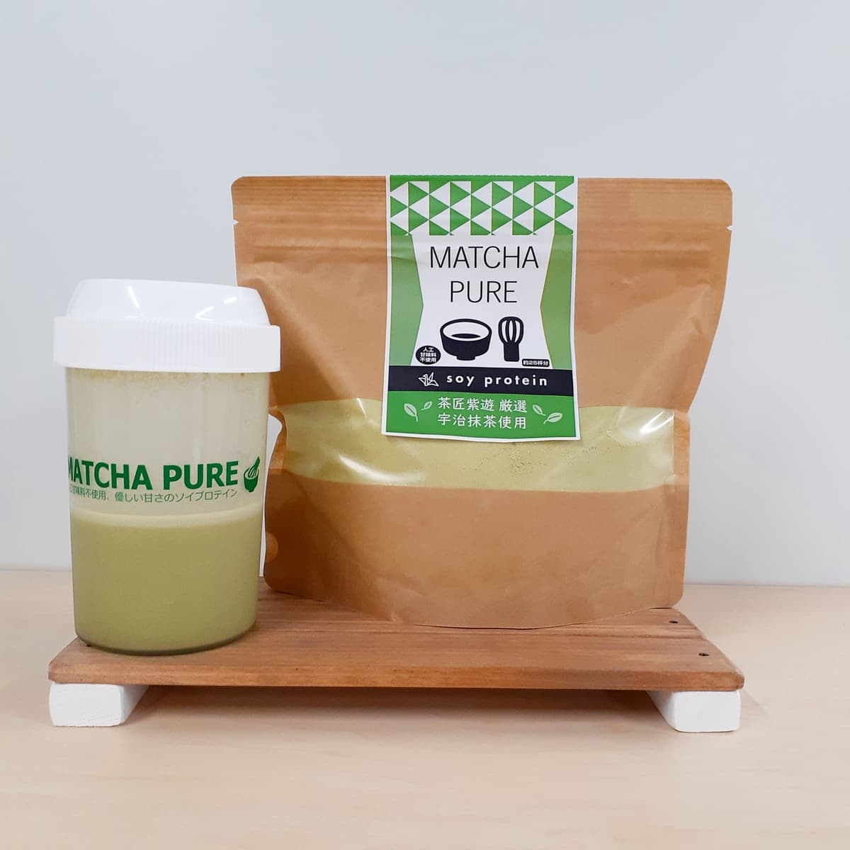 口コミ件数270件以上！人工甘味料不使用・抹茶味のソイプロテイン【MATCHA PURE】販売中！