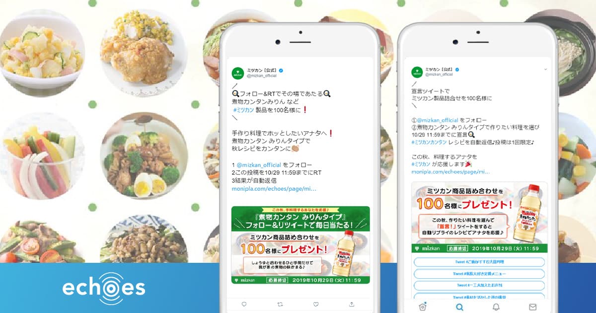 ミツカンがTwitterプロモーション統合管理ツールechoesを導入 「商品の認知と理解」の促進を同時に実現