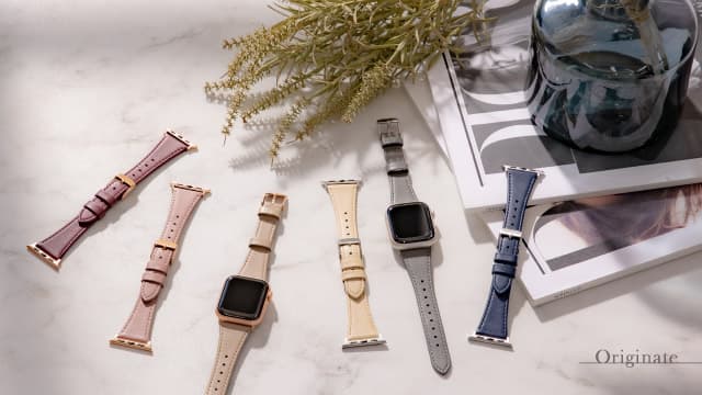 オリジナル調色の本革とエコレザー採用 シーズンレス＆エイジレスな Apple WatchバンドGRAMAS COLORSより2月3日発売