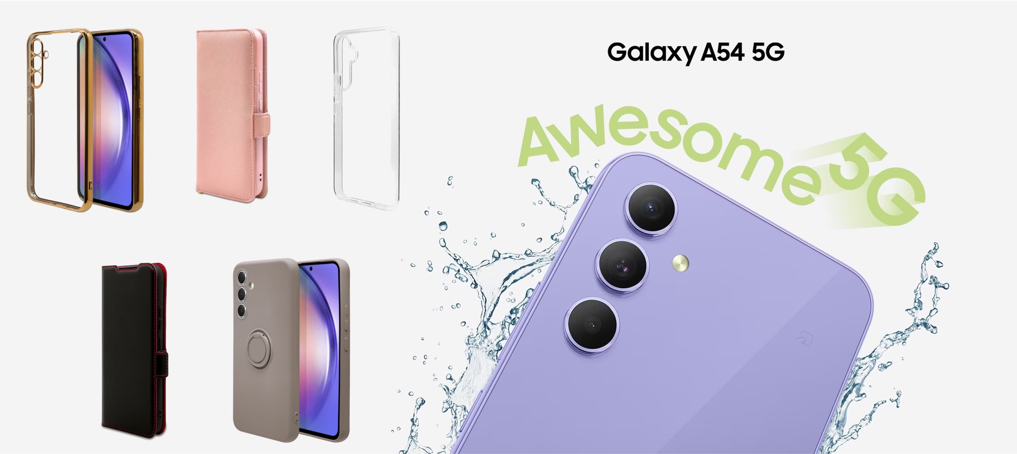 よくばりな理想を充実機能で叶えるAwesomeな1台「Galaxy A54 5G」専用アクセサリー発売！