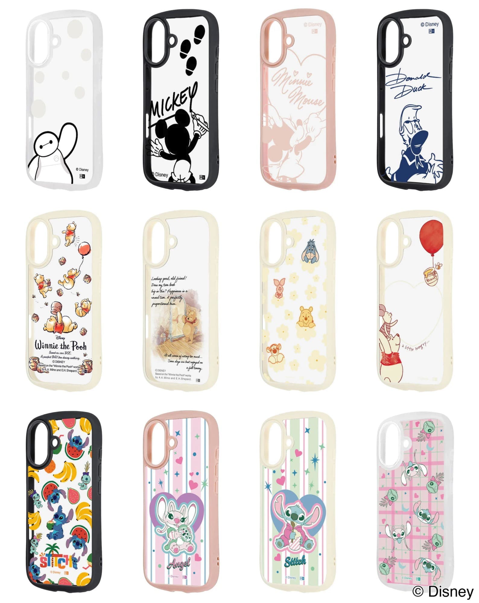 【新iPhone 17 対応】「ディズニーキャラクター」クリアスマホケース 新デザイン登場!【レイ・アウト】