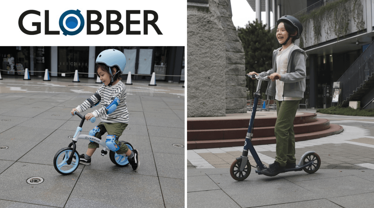 フランス生まれの「GLOBBER」からパステルカラーがかわいいキックバイクと 大人も乗れるシックなキックスクーターが新発売