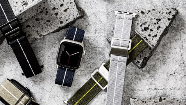 予約分で即完売 人気のApple Watchバンド  "MARINE NATIONALE" STRAP再入荷＆新色追加【GRAMAS COLORS】