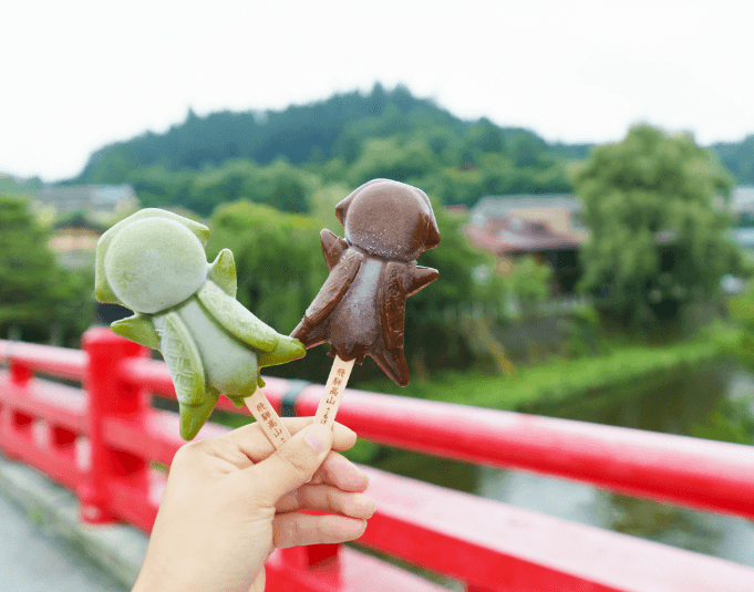 「さるぼぼアイス」チョコレート味・抹茶味が7月21日より新発売！