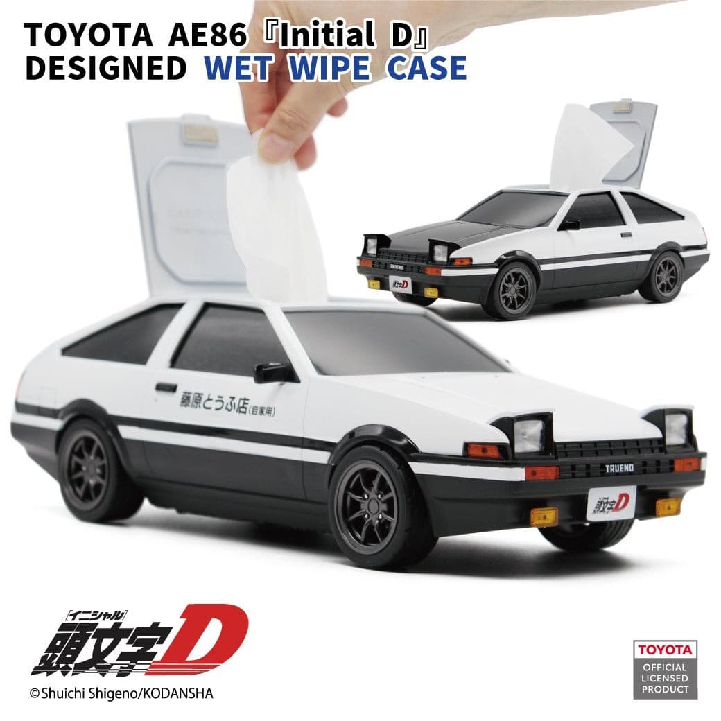 オートメッセ2025に『頭文字D』トレノ型ウェットティッシュケース前期版、登場！