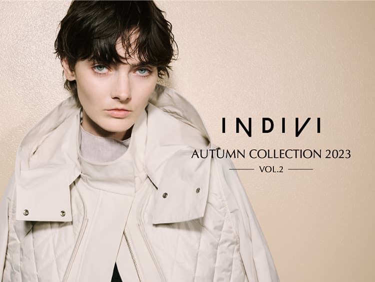 INDIVI（インディヴィ） 2023年秋の新作コレクションLOOKBOOK第二弾を公開