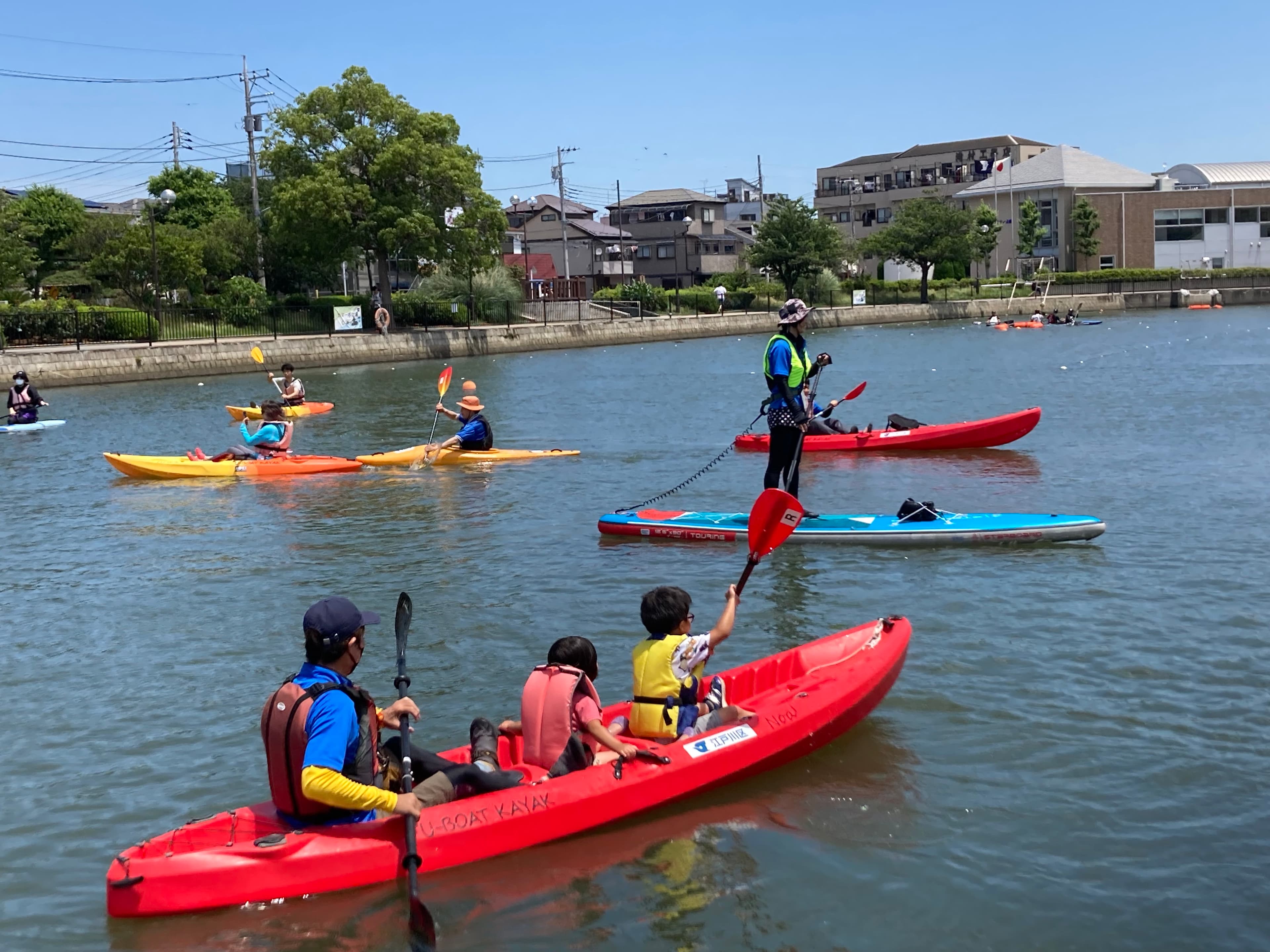 「一歩踏み出そう！プロフェッショナルと自分の道を探せ！カヌー編」を開催【横浜西口エリアマネジメント】