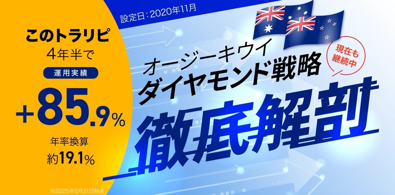 【マネースクエア】徹底解剖! オージーキウイ・ダイヤモンド戦略の特設ページを公開しました