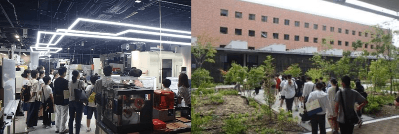 東大阪市立中学校の生徒と近畿大学理工学部 キャリア教育に係る体験学習を実施