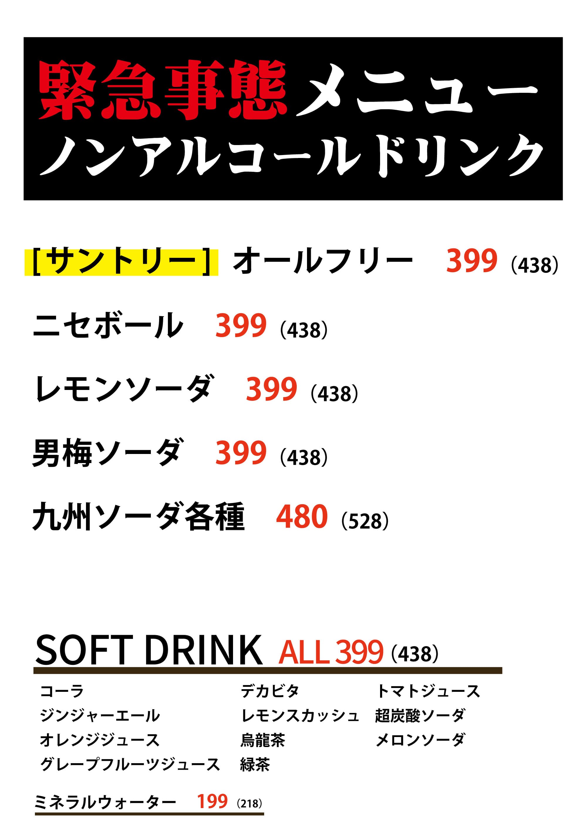 緊急事態宣言発令に伴う2021年4月25日以降の東京都内・神奈川のビーフキッチンスタンドのノンアルコール営業について