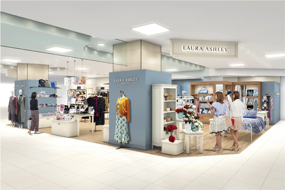 LAURA ASHLEY（ローラ アシュレイ） 12月8日（金） 堺 高島屋に新店舗をオープン