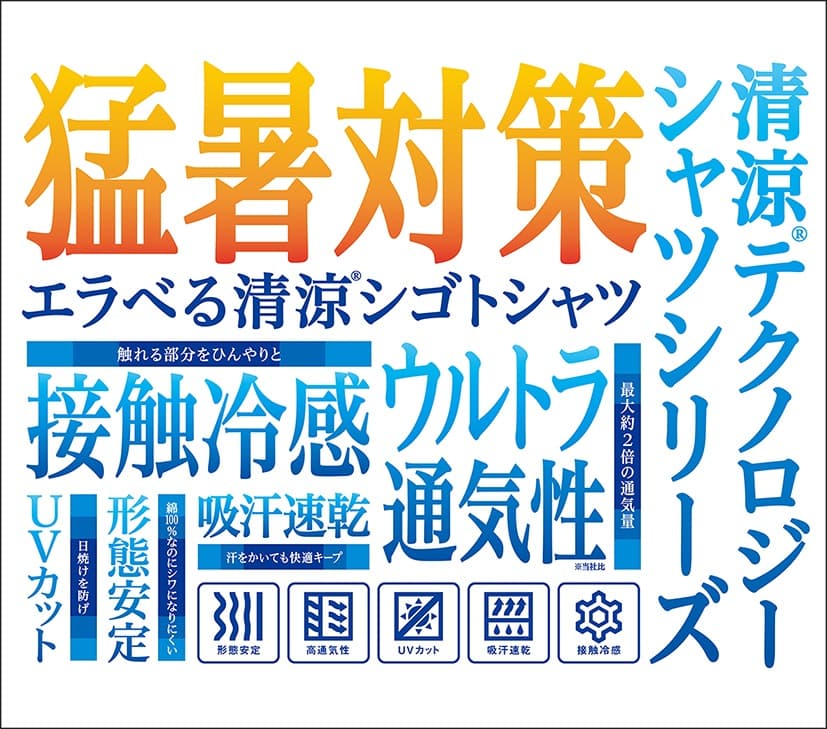 夏のお悩みを「洋服の青山」の機能性半袖シャツで解決