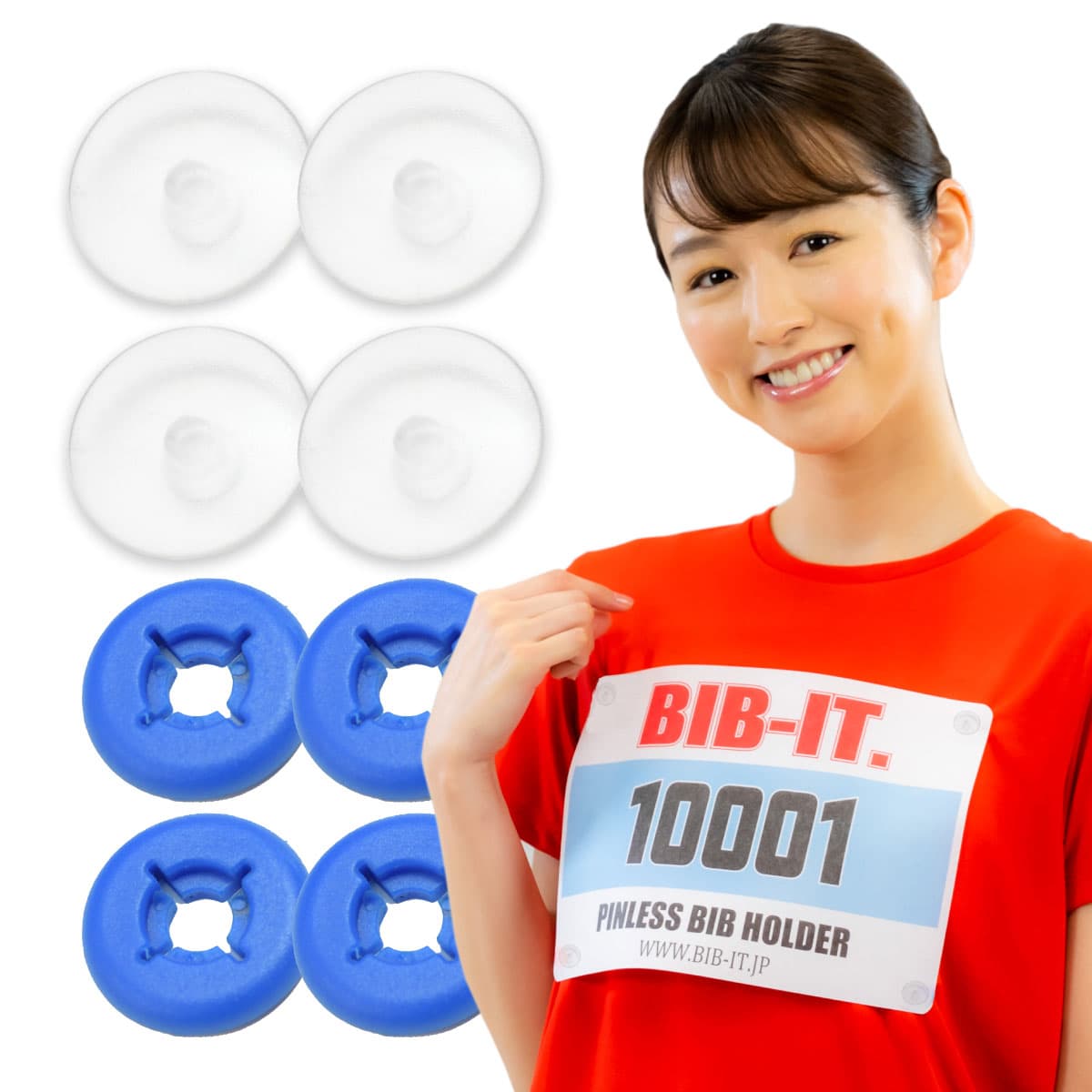 BIB-IT.史上最も小さなゼッケン留め18mmタイプが新登場