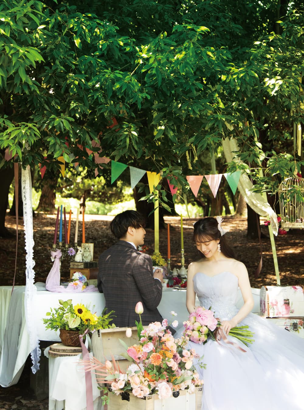 フローリストが作る【Flower Photo Wedding】フラワーフォトウエディングプラン｜　予約受付中