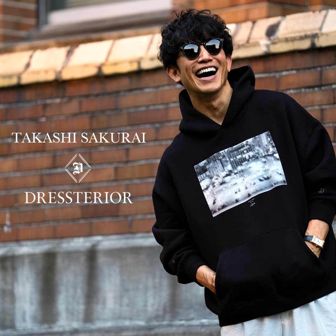 人気モデル櫻井貴史×DRESSTERIOR（ドレステリア） コラボアイテムを9月23日（土）より発売！