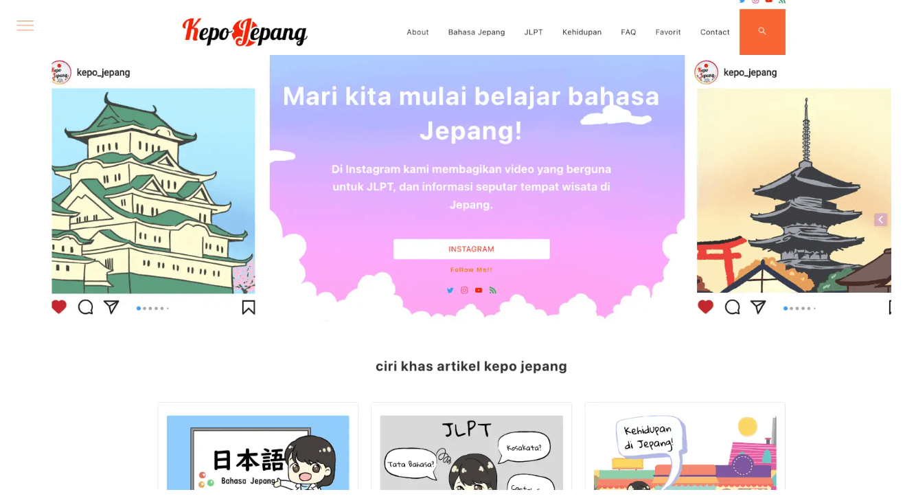 インドネシア人に向けて日本語学習を発信するWebメディア「Kepo Jepang」のユーザー数が10万人を突破