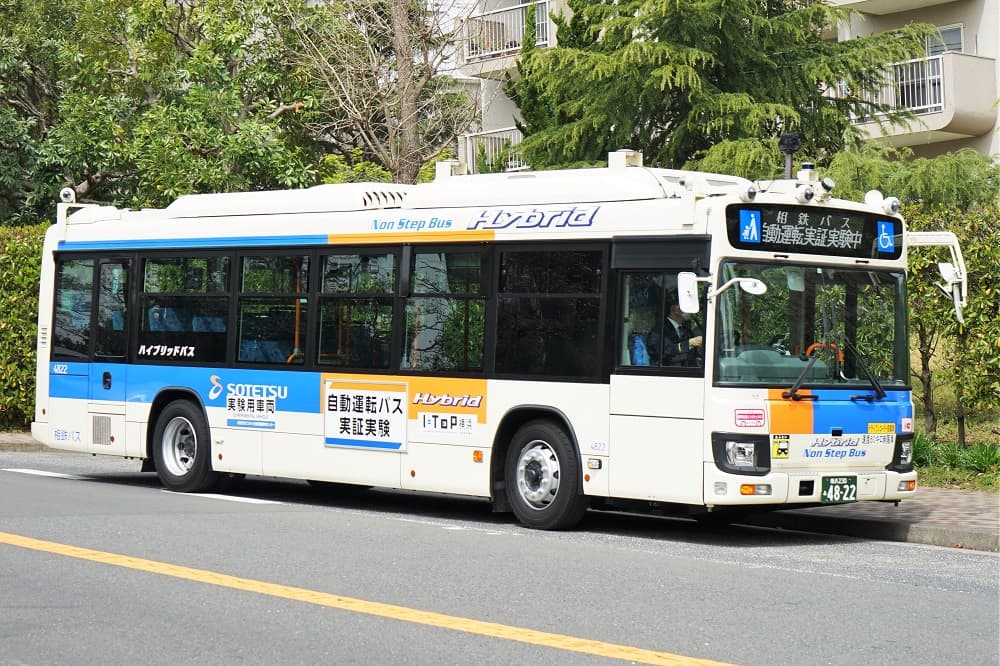 左近山団地内の公道で自動運転バスの試験走行を実施【相鉄バス・群馬大学・日本モビリティ・横浜市経済局】