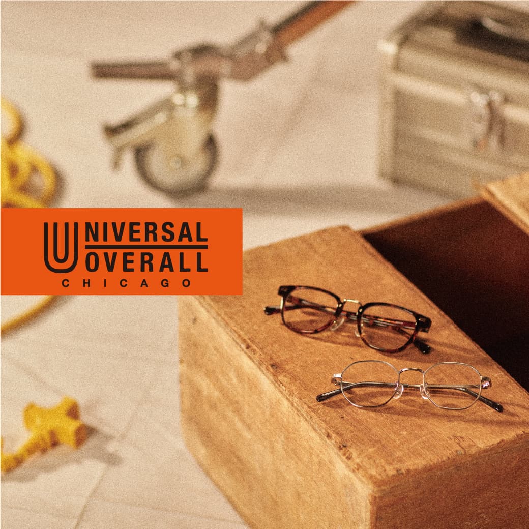 UNIVERSAL OVERALLアイウエア 新発売！